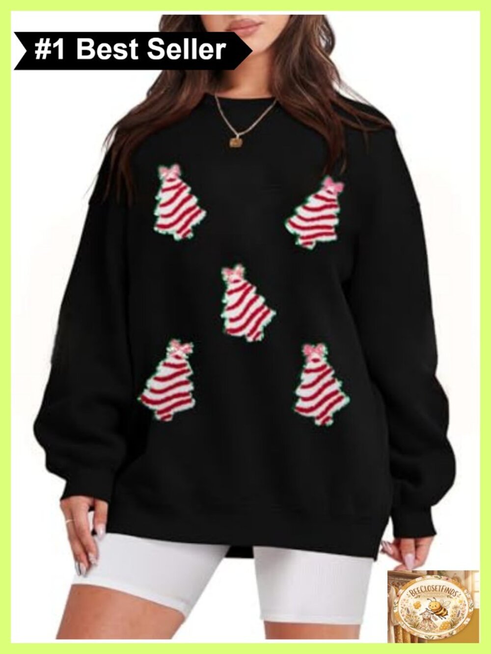 Women's Christmas Sequin Santa Sweatshirt Crewneck Pullover Holiday